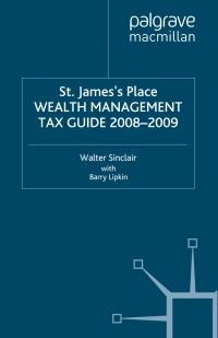 表紙画像: St James's Place Tax Guide 2008-2009 9780230573444