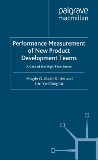 Cover image: Performance Measurement of New Product Development Teams 9780230573840