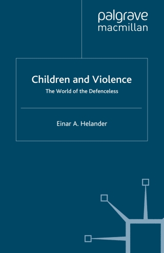 Imagen de portada: Children and Violence 9780230573949