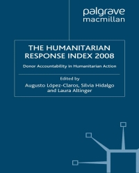 Imagen de portada: Humanitarian Response Index 2008 9780230221963