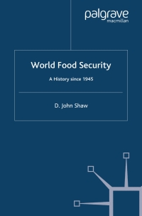 Imagen de portada: World Food Security 9780230553552