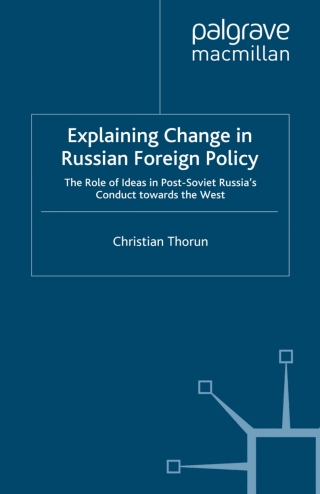 Imagen de portada: Explaining Change in Russian Foreign Policy 9780230553729