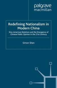 Cover image: Redefining Nationalism in Modern China 9780230549395