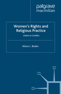 Omslagafbeelding: Women's Rights and Religious Practice 9780230551442