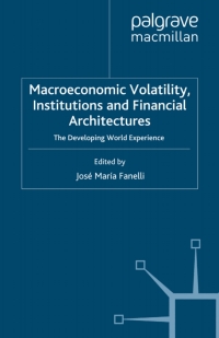 صورة الغلاف: Macroeconomic Volatility, Institutions and Financial Architectures 9780230542808