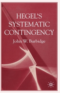 Cover image: Hegel's Systematic Contingency 9780230527522