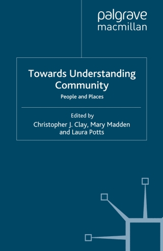 Cover image: Towards Understanding Community 9780230542648