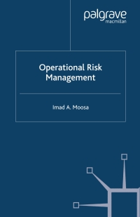 Titelbild: Operational Risk Management 9781349352951