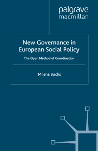 Cover image: New Governance in European Social Policy 9780230506510