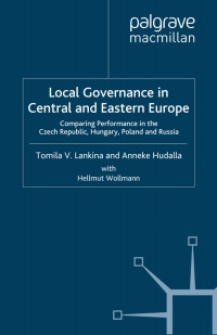 Immagine di copertina: Local Governance in Central and Eastern Europe 9780230500365