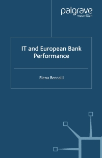 Titelbild: IT and European Bank Performance 9780230006942