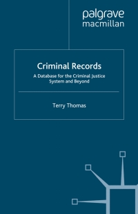 Cover image: Criminal Records 9781349283330