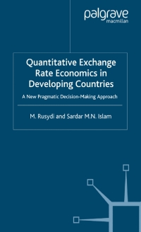 Imagen de portada: Quantitative Exchange Rate Economics in Developing Countries 9780230004818