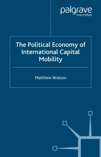 Imagen de portada: The Political Economy of International Capital Mobility 9780230001244