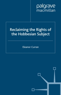 Titelbild: Reclaiming the Rights of the Hobbesian Subject 9780230001497
