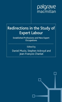 Imagen de portada: Redirections in the Study of Expert Labour 9781403998705