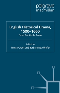 Cover image: English Historical Drama, 1500-1660 9781403948496