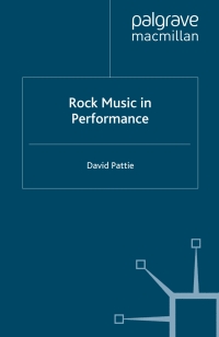Imagen de portada: Rock Music in Performance 9781403947468