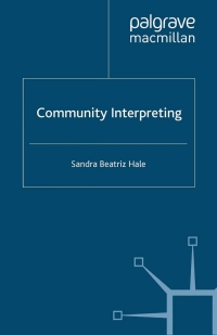 表紙画像: Community Interpreting 9781403940681