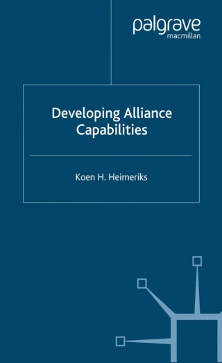 Cover image: Developing Alliance Capabilities 9780230201699