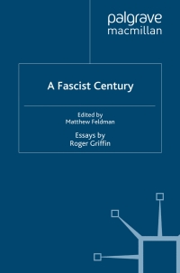 Omslagafbeelding: A Fascist Century 9780230205185