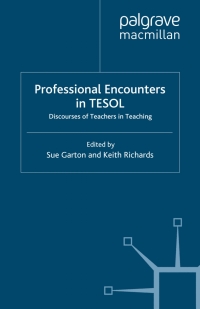 Cover image: Professional Encounters in TESOL 9780230553514