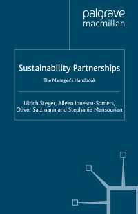 Cover image: Sustainability Partnerships 9780230539815