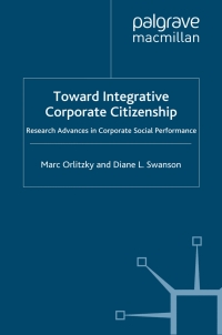 Cover image: Toward Integrative Corporate Citizenship 9780230201873