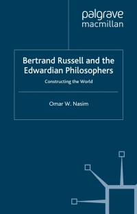 Cover image: Bertrand Russell and the Edwardian Philosophers 9780230205796
