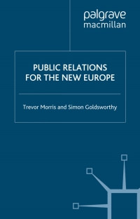 表紙画像: Public Relations for the New Europe 9780230205833