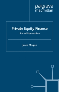 Imagen de portada: Private Equity Finance 9780230207103