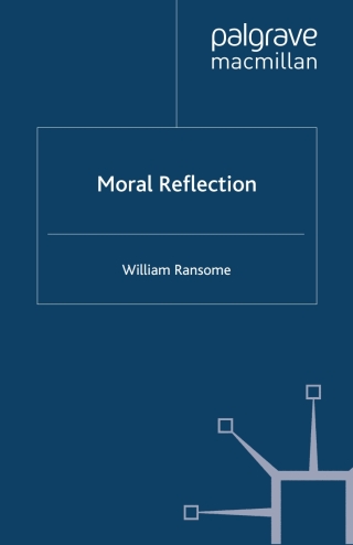 Imagen de portada: Moral Reflection 9780230220386