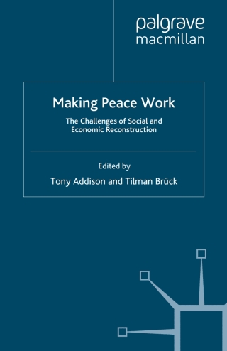 Imagen de portada: Making Peace Work 9780230222458