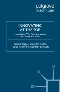 Cover image: Innovating at the Top 9780230575738