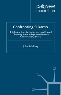 Titelbild: Confronting Sukarno 9780333793589