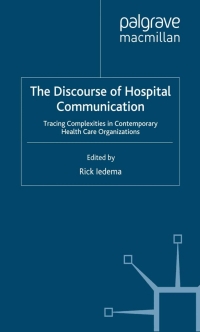 Imagen de portada: The Discourse of Hospital Communication 9781403998484