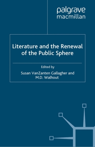Cover image: Literature and the Renewal of the Public Sphere 9780333746905