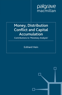 Titelbild: Money, Distribution Conflict and Capital Accumulation 9780230521575