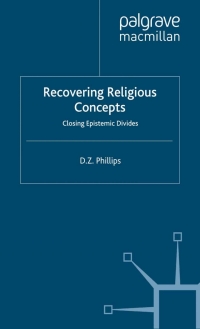 Cover image: Recovering Religious Concepts 9780333748527