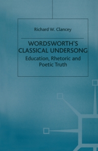 Cover image: Wordsworth's Classical Undersong 9780333760345