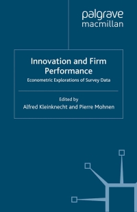 Cover image: Innovation and Firm Performance 1st edition 9780333961094