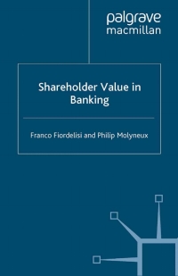 Cover image: Shareholder Value in Banking 9781403996664