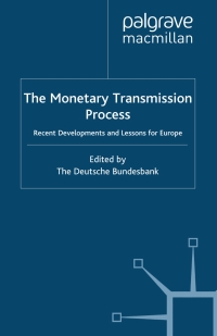 Titelbild: The Monetary Transmission Process 1st edition 9780333772447