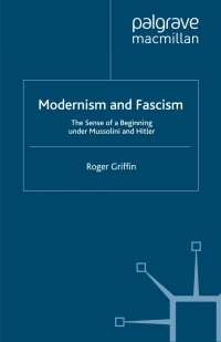 Cover image: Modernism and Fascism 9781403987839