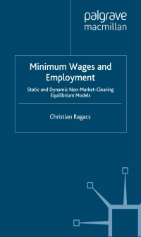 表紙画像: Minimum Wages and Employment 9781403934987