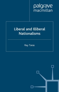 Imagen de portada: Liberal and Illiberal Nationalisms 9780333961193