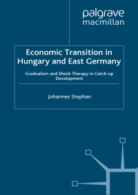 Imagen de portada: Economic Transition in Hungary and East Germany 9780333751435