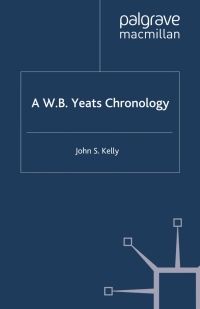 Imagen de portada: A W.B. Yeats Chronology 9780333460061