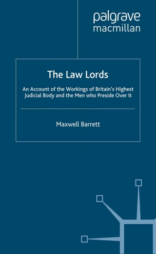 Immagine di copertina: The Law Lords 9780333725191