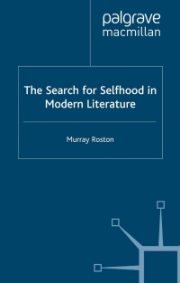 Cover image: The Search for Selfhood in Modern Literature 9780333763346